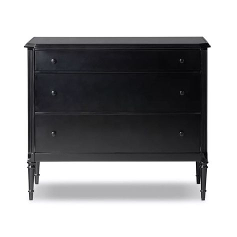 Lendon 3 Drawer Dresser Black Four Hands