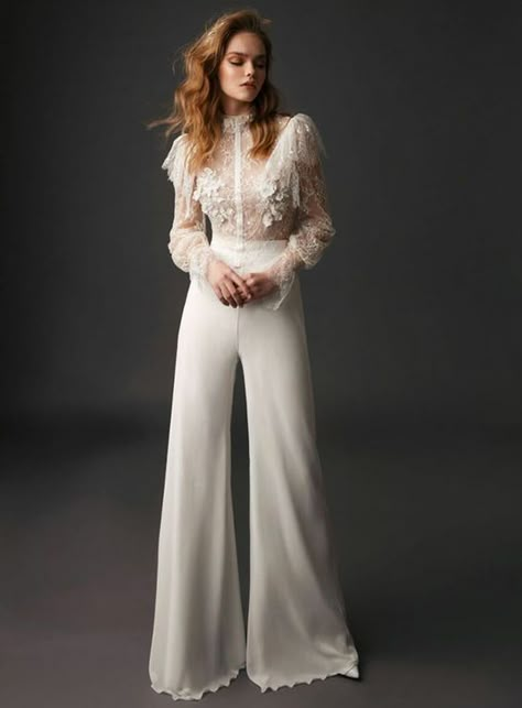 Wedding Trouser Suits, Minimalisticky Chic, Bridal Pants, Wedding Pantsuit, Wedding Pants, Farmers Wife, Bridal Jumpsuit, Wedding Jumpsuit, Jumpsuit Elegant