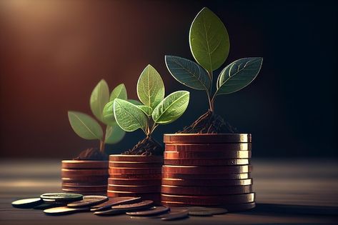 Photo investment concept coins with tree... | Premium Photo #Freepik #photo #gold-investment #coin-stack #money-growth #money-coins Stack Money, Investment Growth, Money Growth, Gold Investment, Tree Growing, Money Plant, Photo Gold, Money Tree, Money Trees