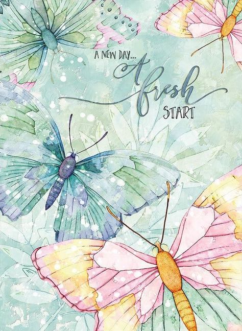 Joy Hall - PETALS & PEARLS 3V | Card art, Drawings, Butterfly quotes Have A Beautiful Weekend, Butterfly Quotes, Beautiful Weekend, Art Butterfly, Good Morning Greetings, Morning Greeting, Fresh Start, Watercolor Cards, Birthday Greetings