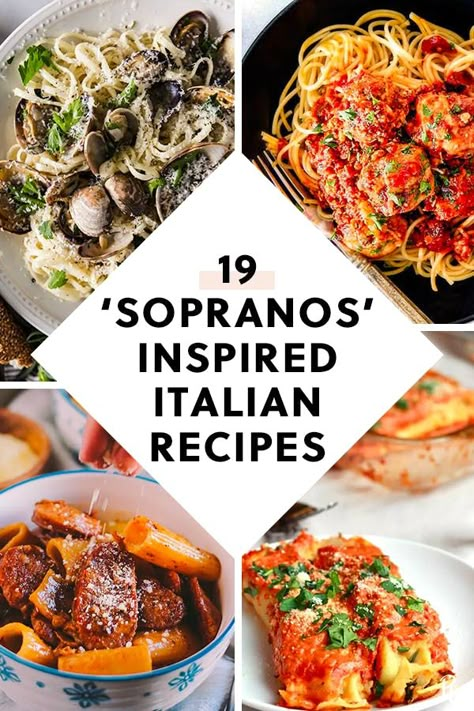 Delicious Italian Dinner Recipes, Italian Weeknight Dinner, Sopranos Food Recipes, Summer Italian Recipes Dinners, Italian Mains, New York Italian Recipes, American Italian Food, Old World Italian Recipes, Italian Supper Ideas