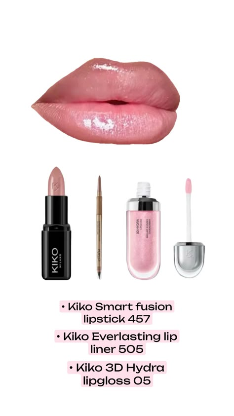 lip combo, best lip combo, kiko lip combo, lip gloss, 3D hydra lipgloss, kiko lip liner, lipstick, lip products, makeup Maquillage On Fleek, Makeup Accesories, Lip Makeup Tutorial, Makeup Artist Tips, Makeup Help, Lip Combo, Makijaż Smokey Eye, Lip Products, Makeup To Buy