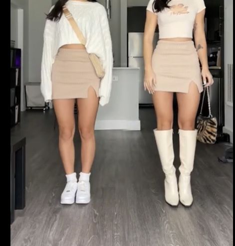 Pencil Skirt Outfits Summer, Mini Pencil Skirt Outfits, Beige Mini Skirt, Skirt Outfits Summer, Pencil Skirt Outfits, Mini Pencil Skirt, Miniskirt Outfits, Skirt Outfits, Outfits Summer