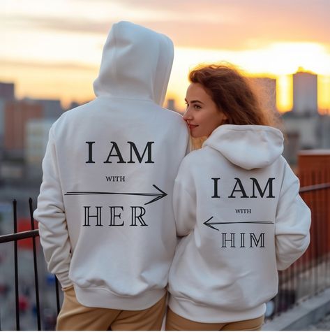 Custom Couple Hoodies, Matching Couple Hoodies, Hoodies For Couples, Hoodies Couple, Bf And Gf, Matching Hoodies For Couples, Couples Custom, Couple Hoodies, Matching Hoodies