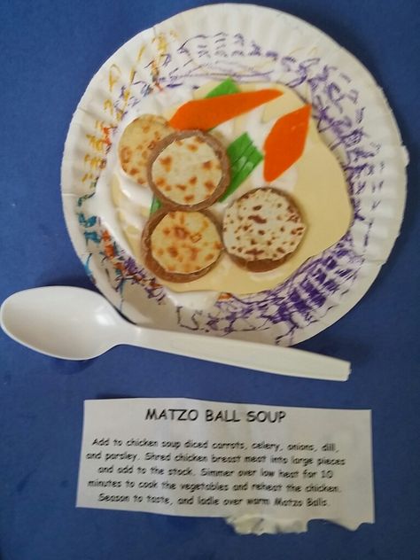 Preschool matzoh ball soup art. Passover Passover Projects For Preschool, Passover Preschool, Matzoh Ball Soup, Matzah Ball Soup, Soup Art, Jewish Preschool, Nanny Ideas, Passover Crafts, Matzah Ball