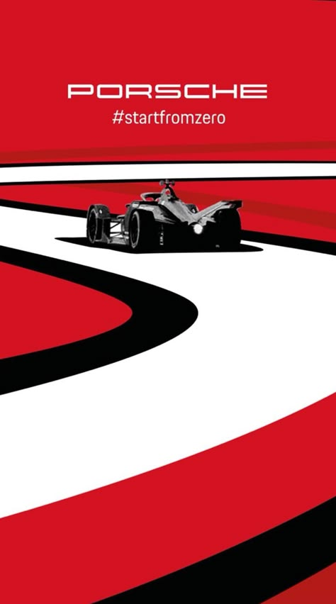 Porsche #FormulaE #startfromzero 2019-2020 Racing Design Graphic, Race Car Design Graphics, Formula 1 Design, Race Poster, Formula 1 Poster, Car Advertising Design, F1 Poster, Contemporary Graphic, Racing Posters