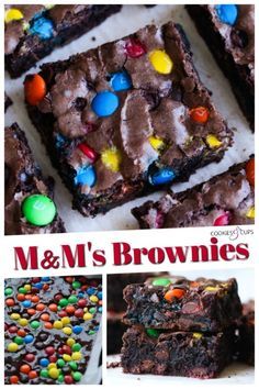 M M Recipes Desserts, Kid Favorite Desserts, M M Brownies Recipe, Brownies With Toppings, Brownie Birthday Ideas, Birthday Brownies Ideas, Brownies Topping Ideas, Fun Brownie Recipes, Fun Brownies