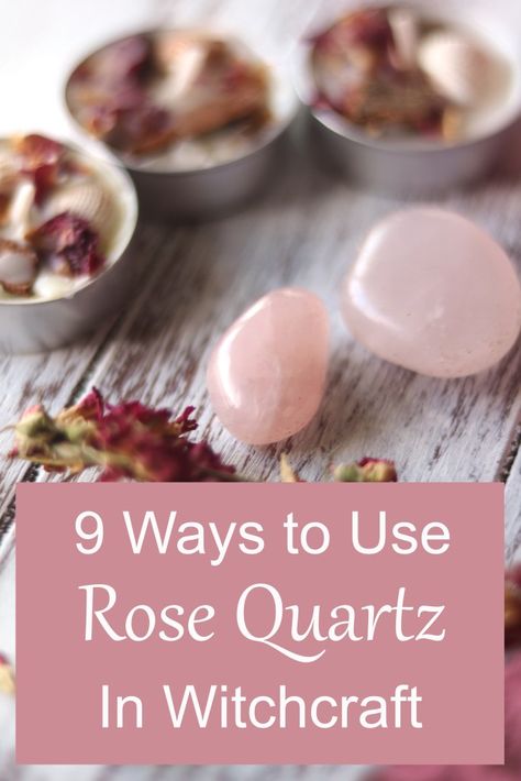 9 Ways to Use Rose Quartz in Witchcraft - Moody Moons Rose Quartz Spell Jar, Rose Quartz Spells, Rose Quartz Witchcraft, Jericho Rose, Rose Quartz Properties, Quarts Crystal, Matters Of The Heart, Witchcraft Spells, Easy Spells