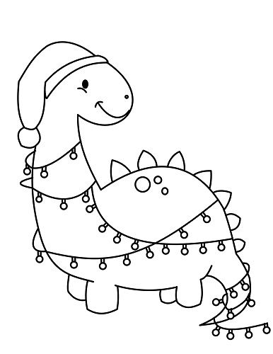 Free Printable Christmas Coloring Pages, Christmas Colouring, Free Christmas Coloring Pages, Christmas Dinosaur, Christmas Coloring Sheets, Printable Christmas Coloring Pages, Coloring Activities, Christmas Worksheets, Dinosaur Coloring Pages