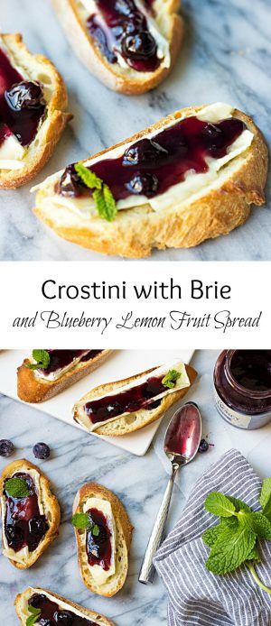 Fruit Crostini, Appetizers Brie, Easy Crostini, Brie Crostini, Brie Appetizer, Crostini Appetizers, Fruit Appetizers, Fruit Spread, Crostini Recipes