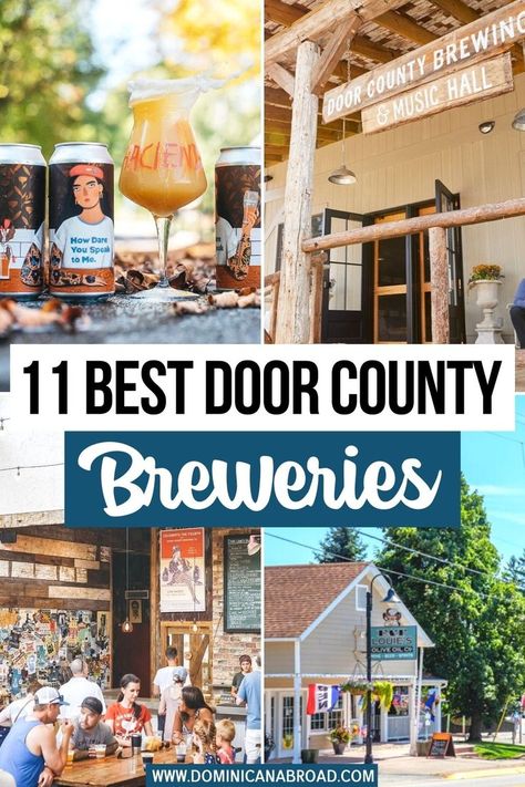 11 Best Door County Breweries Fall In Door County Wi, Door County Wisconsin Fall, Door County Restaurants, Wisconsin Summer, Door County Wisconsin Summer, Door County Wisconsin Restaurants, Door County Wineries, Sister Bay Wisconsin Door County Wi, Kids Restaurants