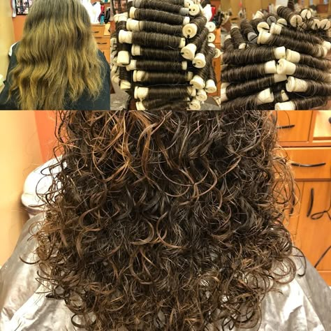 Image may contain: 1 person Spiral Perm Long Hair, Spiral Perms, Perm Styles, Perm Ideas, Body Perm, Hair Consultation, Hair Perms, Perm Curls, Wavy Perm