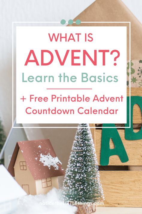 Learn the basics of Advent including what is Advent, who celebrates Advent, what the Advent candles mean, and fun ways to celebrate Advent as a family. Plus, you can grab the Free Printable Advent Calendar plus Paper Chain Countdown Strips to make this time of waiting extra fun! Advent Paper Chain Printable, Advent Devotions For Families, Advent Printables Free, Advent Week 1, What Is Advent, Paper Chain Countdown, Intentional Christmas, Free Printable Advent Calendar, Advent Candles Meaning