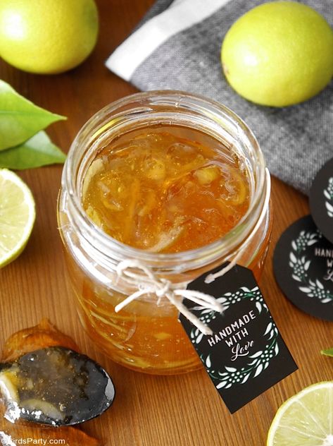 Lime Marmalade Marmelade Recipe, Holiday Cheese Board, Lime Marmalade, Holiday Cheese Boards, Recipe Printable, Lemon Marmalade, Edible Christmas Gifts, Holiday Cheese, Marmalade Recipe