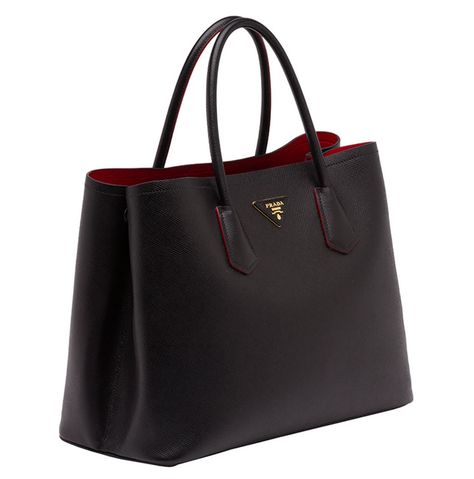 The New Must-Have: Prada Saffiano Cuir Double Bag Prada Double Bag, Iron Lady, Iphone Bag, Prada Saffiano, Kelly Bag, Crossbody Wallet, Prada Handbags, Shoulder Messenger Bag, Wallet Bag