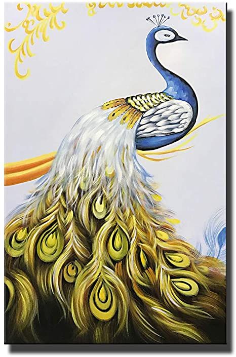 Hyperrealism Paintings, Peacock Canvas, Tree Painting Canvas, Peacock Wall Art, Wall Art 3d, Vertical Wall Art, Wall Art Wallpaper, Canvas Painting Landscape, Modern Wall Art Canvas