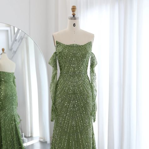 https://www.dreamyvow.com/products/dreamy-vow-luxury-dubai-mermaid-green-evening-dresses-with-gloves-2024-elegant-saudi-arabia-women-wedding-party-gowns-306?_pos=1&_psq=306&_ss=e&_v=1.0 Saudi Arabia Women, Gown With Gloves, Green Evening Dresses, Mermaid Green, Yellow Evening Dresses, Grey Evening Dresses, Champagne Evening Dress, Gold Evening Dresses, Green Evening Dress