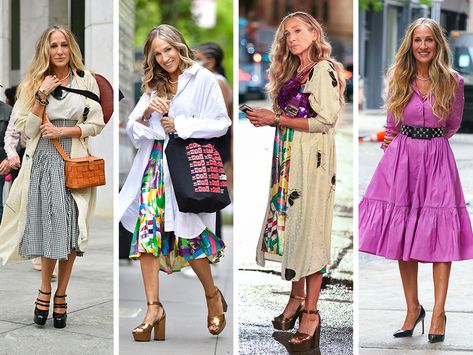 Here’s How to Get Carrie’s ‘And Just Like That’ Style. (You’re Welcome.) Just Like That Outfits Carrie, Carrie And Just Like That, Dress Like Carrie Bradshaw, Just Like That Fashion, And Just Like That Outfits Carrie, And Just Like That Carrie Outfits, Carrie Bradshaw Outfits Just Like That, Carrie Bradshaw Style Inspiration, How To Dress Like Carrie Bradshaw