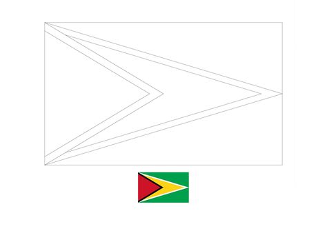 Guyana flag coloring page World Country Flags, Guyana Flag, School Age Activities, World Countries, Flag Coloring Pages, South American Countries, All World, Free Coloring Sheets, School Age