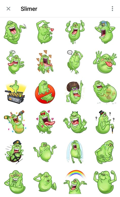 Ghost Busters Birthday Party, Slimer Ghostbusters, Ghostbusters Birthday Party, Ghostbusters Theme, Ghostbusters Party, Ghostbusters Movie, Character Stickers, Creative Playground, Telegram Stickers