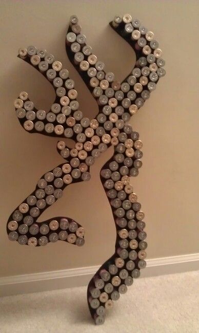 Shotgun shell browning... That i made!!!!! :) Spent Shell Casings Ideas, Shotgun Shell Art, Browning Symbol, Bullet Casing Crafts, Shotgun Shell Crafts, Browning Buckmark, Hunting Crafts, Bullet Crafts, Hunting Stuff