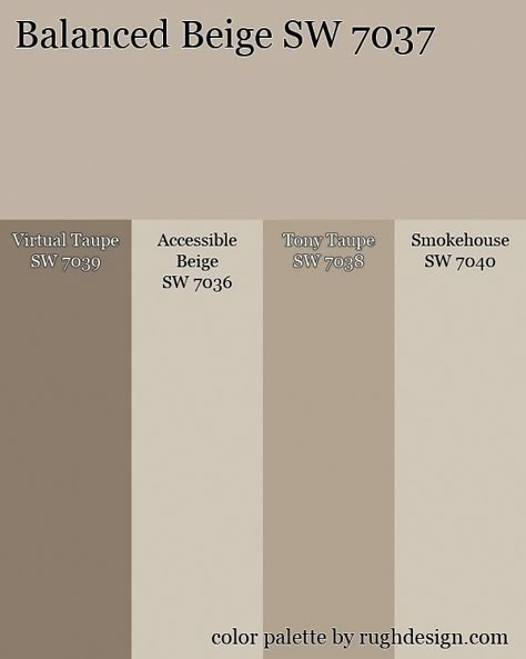 Balanced Beige Sherwin Williams, Beige Sherwin Williams, Tony Taupe, Beige Paint Colors, Balanced Beige, Taupe Paint, House Paint Color Combination, Beige Paint, Paint Color Schemes