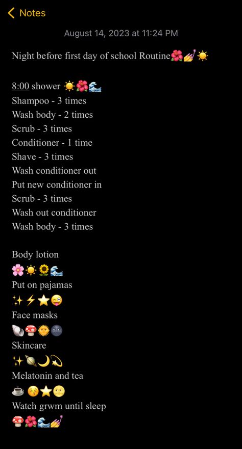 Night Before First Day Of School Routine 5th Grade, Thing To Do The Night Before School, Might Before First Day Of School, Night Before School Shower Routine, Things To Do The Day Before First Day Of School, Night Before First Day Of School Tips, First Day Of School Night Routine, Things To Do Before The First Day, 9:30 Pm Night Routine
