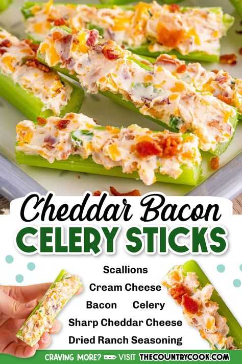 2023 Appetizers, Stuffed Celery Sticks, Shareable Snacks, Stuffed Celery, Celery Recipes, Celery Sticks, Country Cook, Appetizers Easy Finger Food, Best Appetizer Recipes