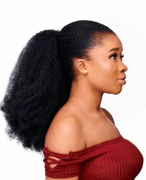 Natural afro ponytail 🔥 😍 It comes with 2 hair pin, and a strap to hold your hair firmly. Avaliable to shop #15,000 only. Shop via DM ✨️ Afro Ponytail, Afro Hair Care, Blowout Hair, Braid Out, Natural Hair Updo, Natural Hair Tips, 4c Hair, 4c Hairstyles, Hair Ponytail