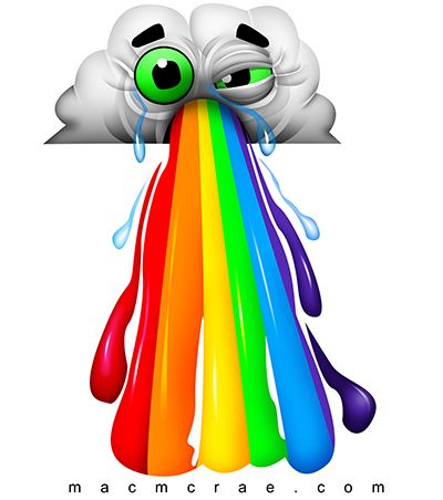 Cloud Rainbow Vomit Rainbow Vomit, Cloud Rainbow, The 1990s, Children's Books, Kid Friendly, Childrens Books, Illustrator, Mac, Clip Art