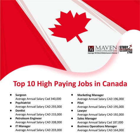 Canadian Facts, Business Plan Infographic, Highest Paying Jobs, Psychiatric Nurse, Jobs In Canada, Canadian Things, Migrate To Canada, Law School Inspiration, Canadian Universities