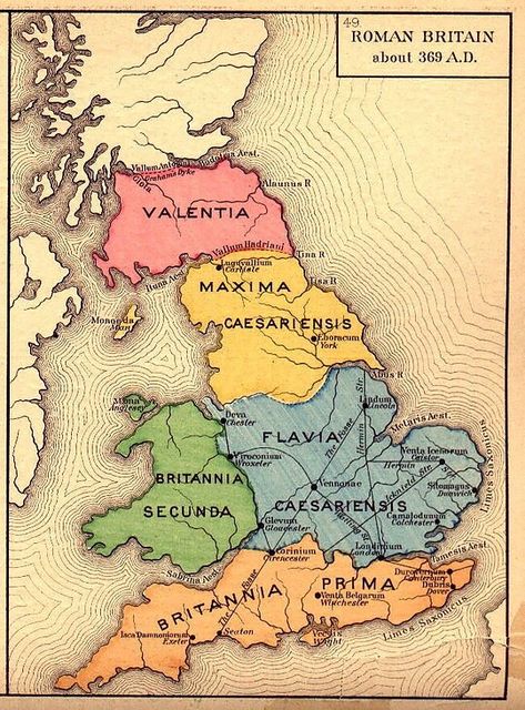 Map Of Britain, Roman Britain, Uk History, Ancient Maps, English History, Roman History, Old Maps, European History, British History