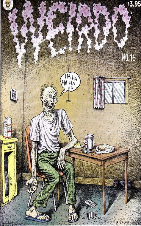 Me on a daily basis... #art by Robert Crumb Robert Crumb Art, Underground Comics, Underground Comix, Robert Crumb, Alternative Comics, Bd Comics, Comic Books Art, Graphic Novel, Comic Art