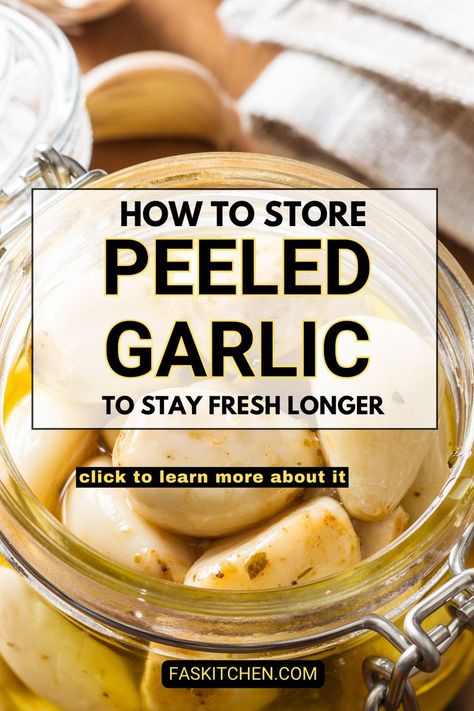 A close-up of a person’s hand peeling a garlic clove on a wooden cutting board, surrounded by garlic bulbs and peeled garlic cloves, ready for cooking. Best Way To Peel Garlic, Storing Peeled Garlic, How To Save Garlic Cloves, Easy Way To Peel Garlic Cloves, How To Store Peeled Garlic, Storing Garlic Cloves, How To Preserve Fresh Garlic, Preserve Garlic, Freezing Garlic