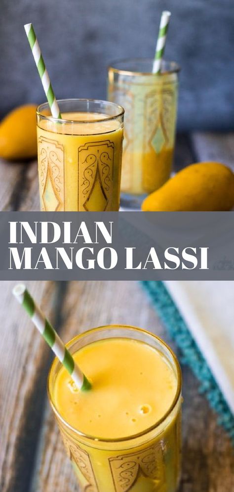 Vegan Mango Lassi, Indian Delicacies, Mango Ideas Snacks, Classic Meal Ideas, Indian Smoothie Recipes, Mango Lassi Alcohol, Delicious Indian Recipes, Indian Mango, Mango Indian Drink