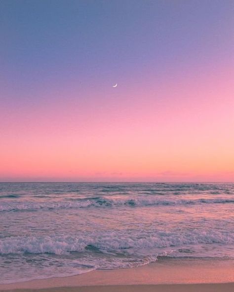 Pink Sunset Beach Aesthetic, Pink Beach Sunset Painting, Pink Sea Aesthetic Wallpaper, Pastel Beach Wallpaper, Pink Sunrise Aesthetic, Pink Ocean Aesthetic, Pink Ocean Wallpaper, Beach Sunrise Aesthetic, Pink Sunset Aesthetic