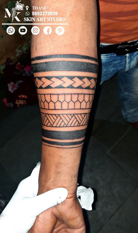 @mkskinartstudio Forearm Band Tattoo, Forearm Band Tattoos, Band Tattoo Designs, Arm Band Tattoo, Band Tattoo, Skin Art, Armband Tattoo, Arm Tattoo, Tattoo Design