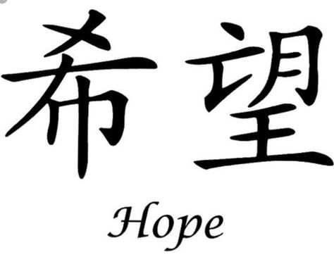 Hope In Chinese, Symbol For Hope, Egypt Symbols, Chinese Alphabet Letters, Chinese Numbers, Japan Kanji, Symbols And Their Meanings, Asian Characters, Chinese Alphabet