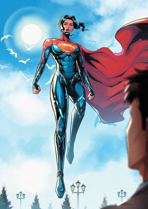 Supergirl in The Flash Movie by Mayank Kumarr on ArtStation 210x297mm The Flash Movie, Hero Oc, Super Sons, Thor 2, Animated Art, Supergirl Comic, Dc Comics Girls, Bd Art, Dc Legends