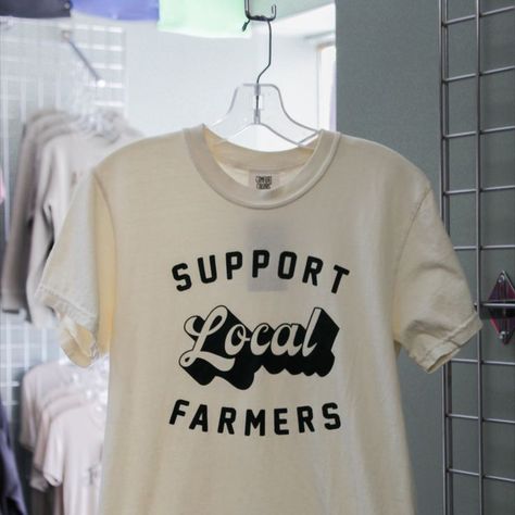 Farm Merchandise, Farm Shirts, Farm Tshirt Ideas, Farm Tshirt Design, Farmers Market Tshirt, Womans Farm Shirt, Farmers Market Shirt, Support Your Local Farmer Shirt, Farm Tees