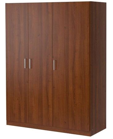 Simple Cabinet For Clothes, Lemari Hpl, Modern Wooden Cupboard Design, Shoe Rack For Home, Wooden Cupboard Design, Ideas For Small Bedrooms, Wooden Almirah, Three Door Wardrobe, Wooden Wardrobe Design