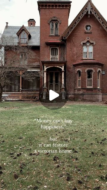 viv 🕸️ on Instagram: "Although, I think this victorian home is perfect as it is." Victorian Homes Aesthetic, Victorian House Aesthetic, Victorian Conservatory Interior, Victorian Homes Exterior Colors, Victorian Farmhouse Interior, Small Victorian Homes, Victorian Farmhouse Decor, 1890s House, Old Victorian Homes Interior