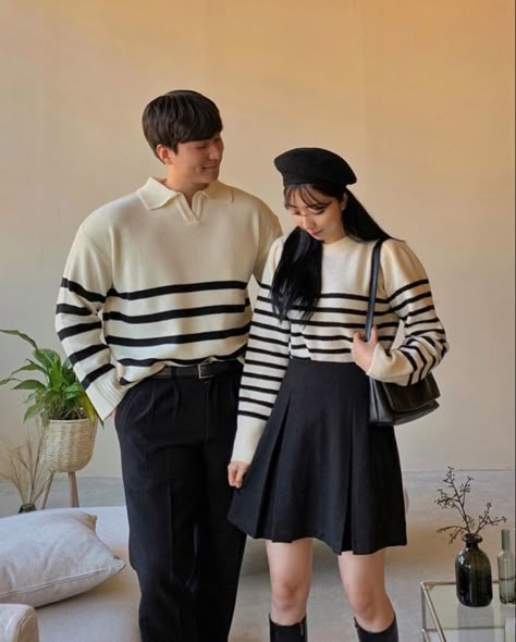 korean couples, asian couples, asian love, korean love, chinese couples, japanese couples, japanese love, girlfriend, boyfriend Korea Couple Outfit, Couple Outfits Color Coordinating, Korean Couple Aesthetic Outfit, Couples Twinning Outfits, Matching Clothes Couple Aesthetic, Twinning Outfits Couple, Color Cordinate Outfit Couple, Coordinated Couples Outfits, Matching Couple Outfits Korean