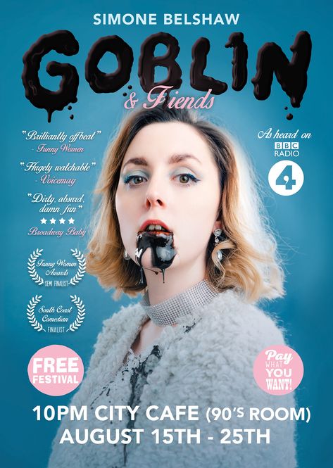 Comedian Poster, Fringe Show, Comedy Poster, 90s Room, Poster Reference, Margaret Cho, Clown Show, Edinburgh Fringe, Stand Up Show