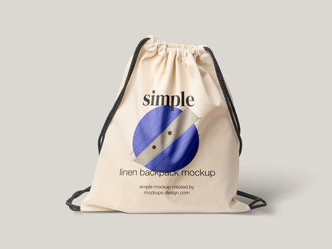 Free Drawstring Bag Mockup | Free Mockup Drawstring Bag Design, Branded Tote Bags, Paper Logo, Design Mockup Free, Free Tote, Bag Mockup, Psd Template Free, Drawstring Bag Designs, Logo Mockup