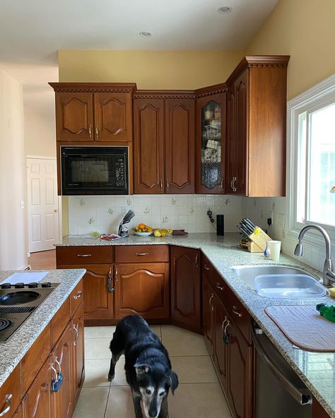 Next up in our Natick Renovation project…the kitchen! The existing space was outdated, broken or just not functional yet structural constraints dictated that we stick to the same general layout. Our clients wanted a visually engaging space but to keep things light & bright. By infusing warm wood tones, subtle pops of color & pattern, and quartzite countertops full of movement, we achieved a refreshing take on the classic white kitchen aesthetic. The end result? A stunning transformation that ... Outdated Kitchen, Warm Kitchen, Classic White Kitchen, Quartzite Countertops, Renovation Project, White Kitchen, Color Patterns, Countertops, Color Pop