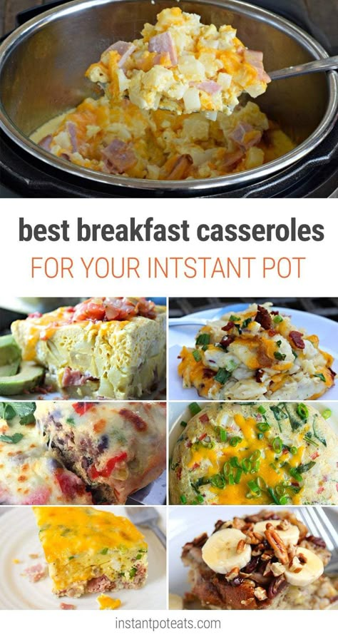 Best Instant Pot Breakfast Casserole Recipes Instant Pot Breakfast Casserole, Instant Pot Breakfast, Breakfast Casserole Recipes, Best Breakfast Casserole, Electric Pressure Cooker Recipes, Breakfast Casseroles, The Best Breakfast, Instant Pot Dinner Recipes, Diet Vegetarian