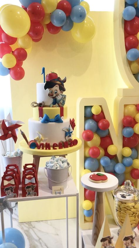 Pinocchio | CatchMyParty.com Pinocchio Birthday Party, Pinocchio, Baby Party, Birthday Party Ideas, Catch My Party, Ideas Photo, Shower Ideas, Photo Gallery, Birthday Parties