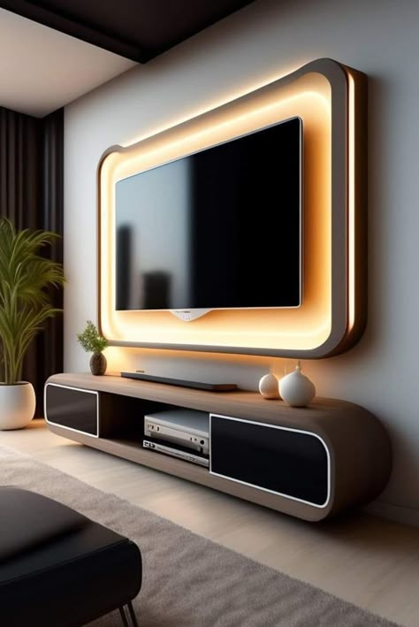 Tv Panel Designs, Latest Tv Unit Designs, Lcd Unit, Modular Furniture Design, Wood Tv Unit, Modern Tv Unit Designs, Tv Unit Design Modern, New Ceiling Design, Tv Cabinet Design