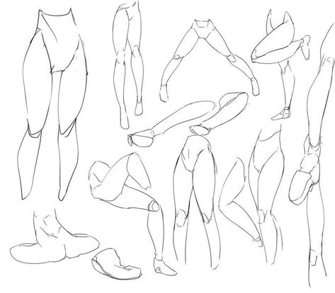 Art Legs Drawing, Drawing Legs Reference, Power Poses For Women Standing, Female Arms Reference, Female Legs Reference, How To Draw Legs Female, Legs Reference Drawing, Leg Reference Drawing, How To Draw Legs